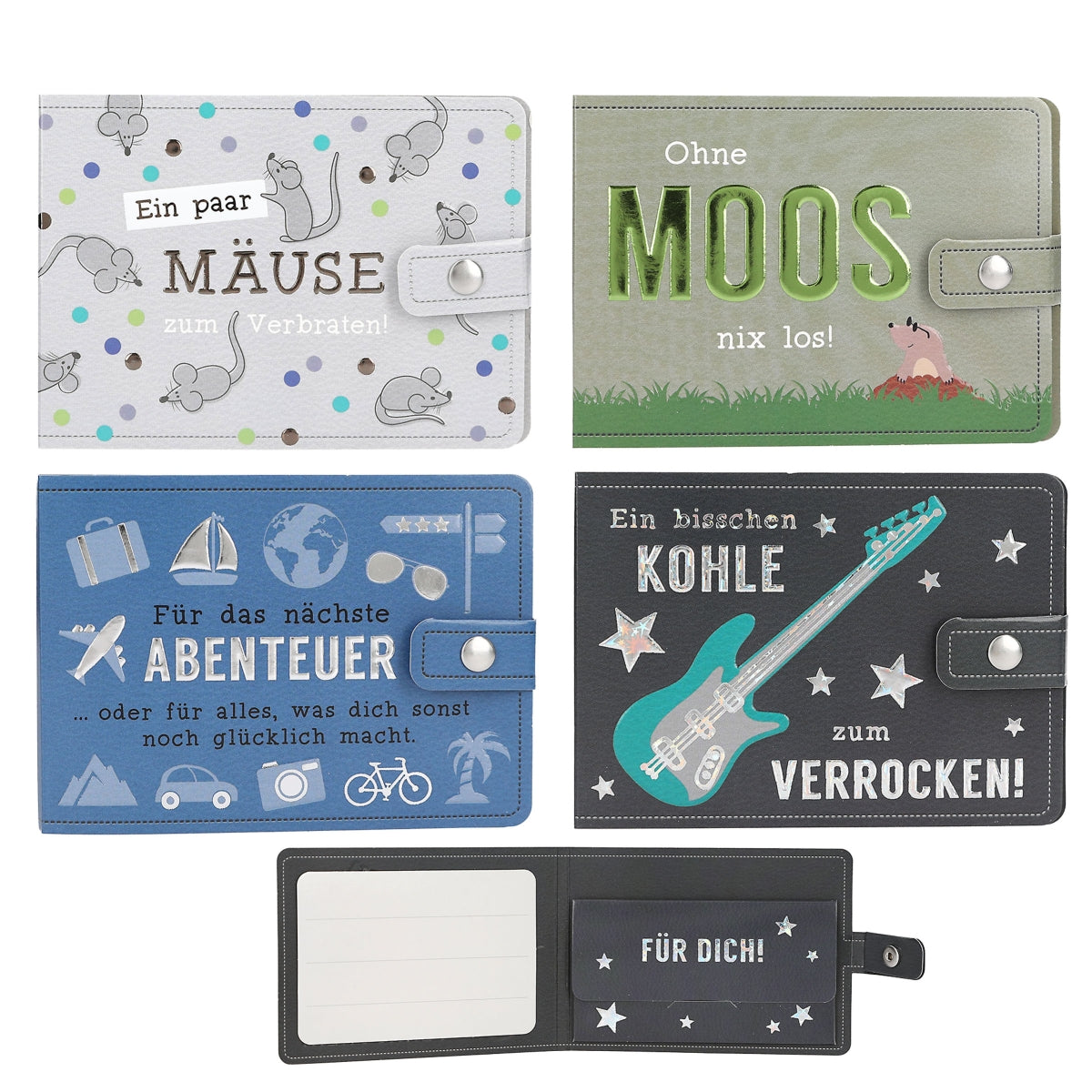 WUNSCHERFÜLLER Papier-Geldbörse - Originelle Geldgeschenke kreativ verpacken