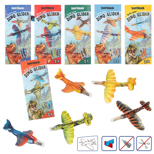 DEPESCHE Dino World Build your Dino Glider - Dinosaurier Gleiter zum Selberbauen