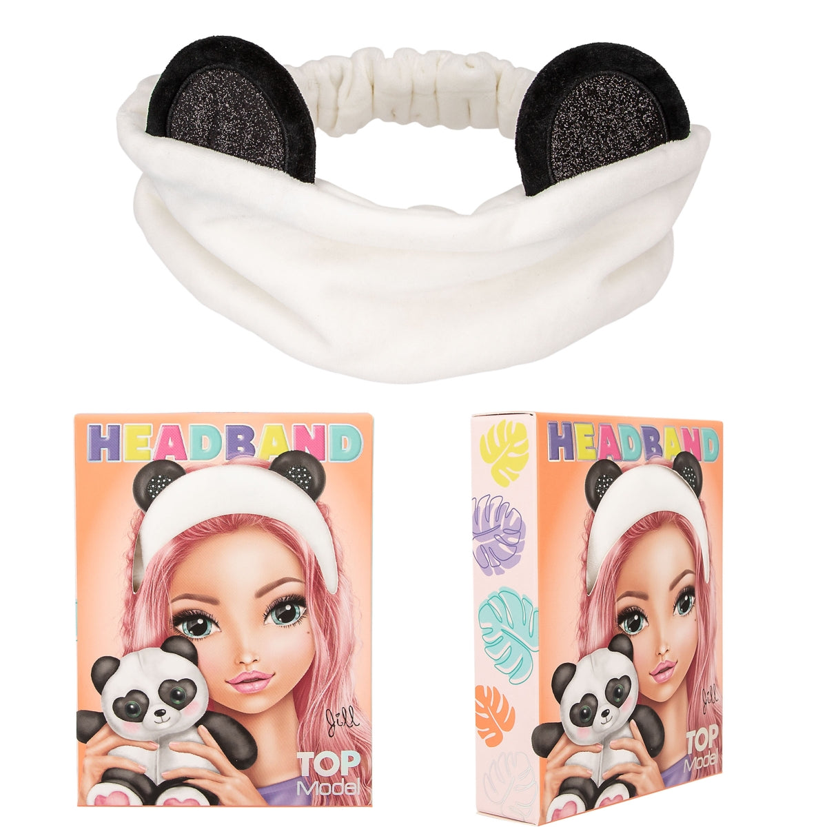 TOPModel Kosmetikhaarband BEAUTY and ME Panda schwarz-weiß