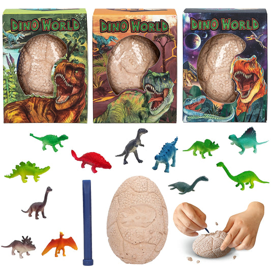 Dino World Explorer Set - Ausgrabungsset mit Meißel