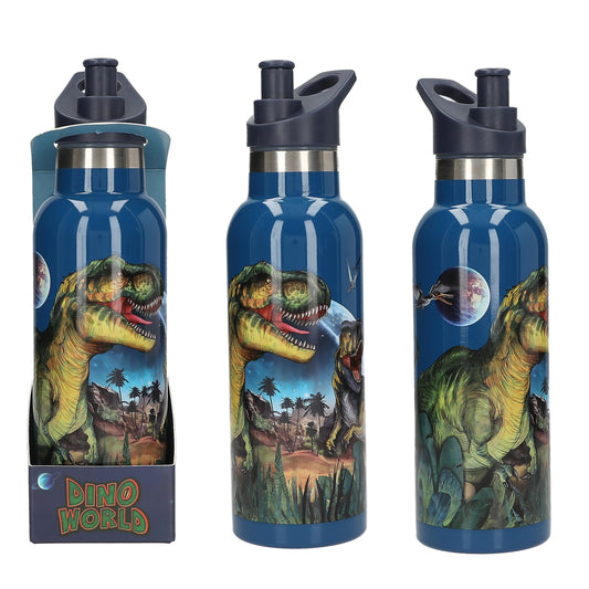 Dino World Trinkflasche Edelstahl GALAXY - 500ml Premium Edelstahl