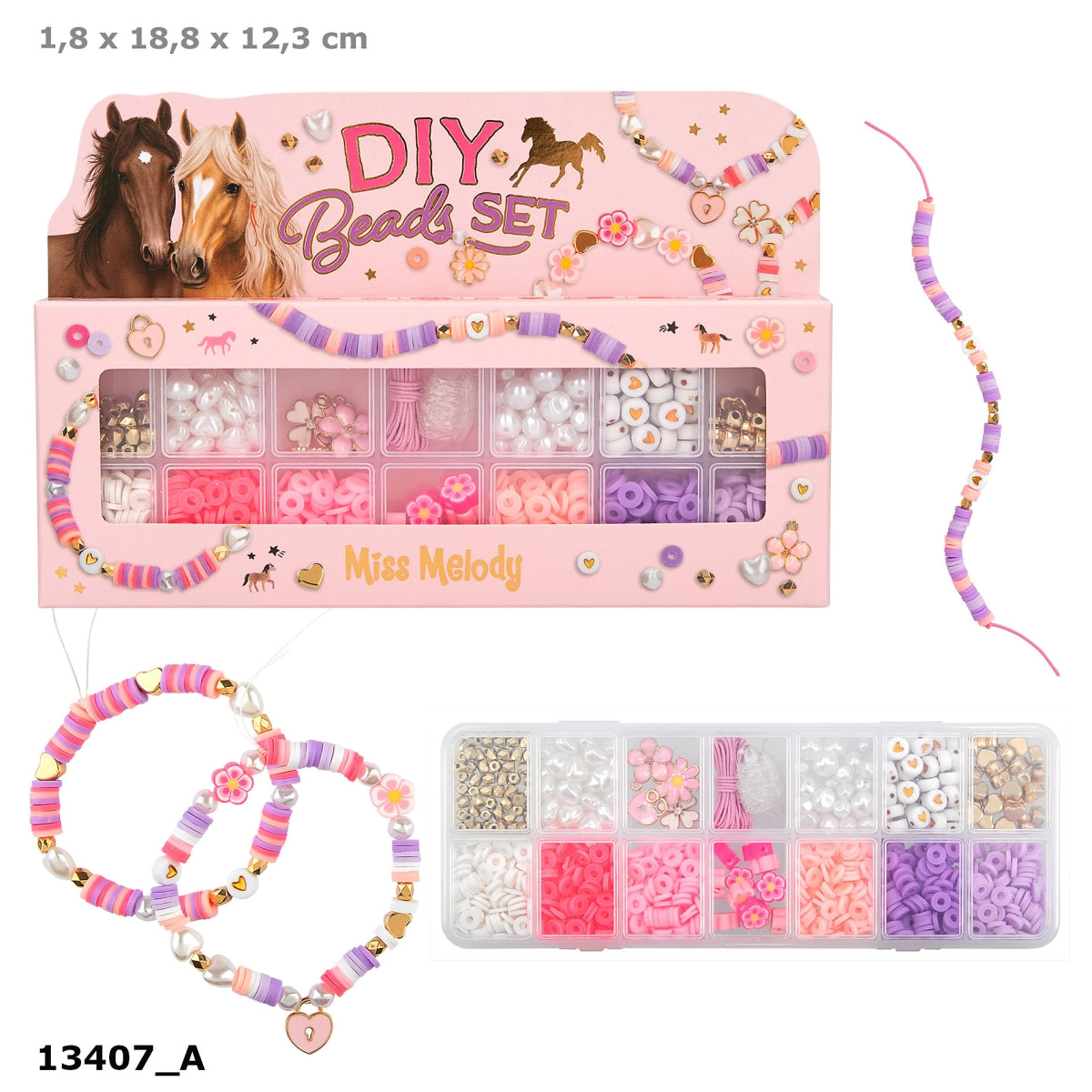 Miss Melody DIY Perlenset zum Armbänder basteln