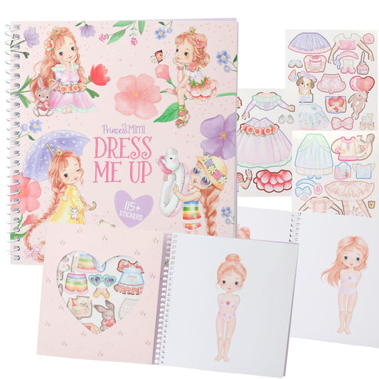 Princess Mimi Dress Me Up - Magisches Sticker-Anziehspiel