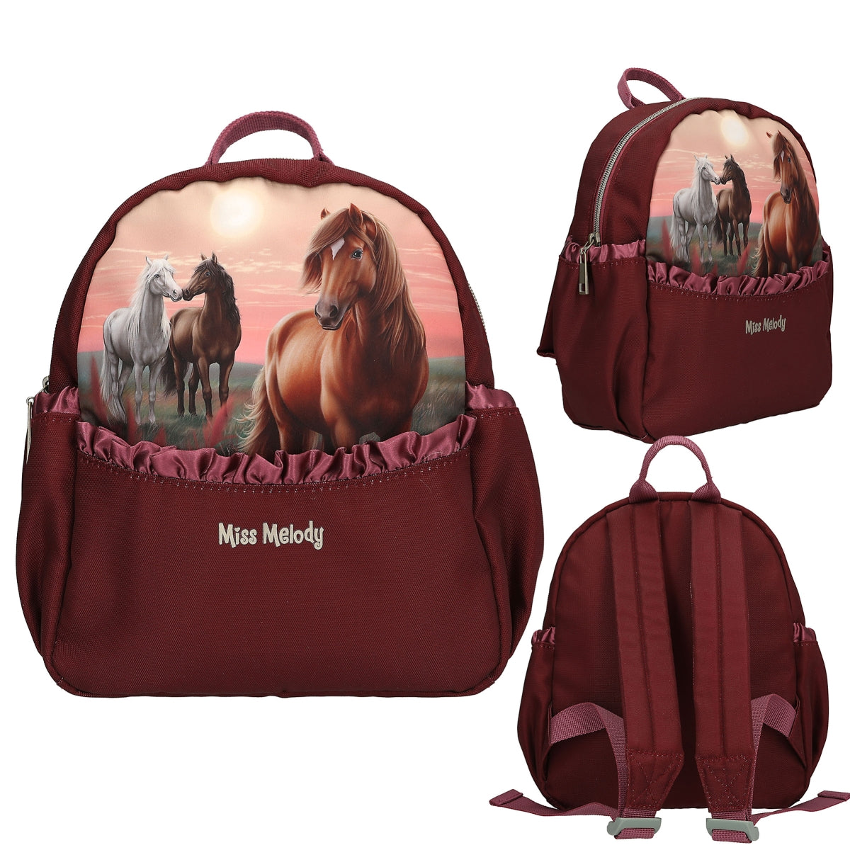 Miss Melody Rucksack DREAMLAND - Magischer Pferde-Tagesrucksack für Mädchen
