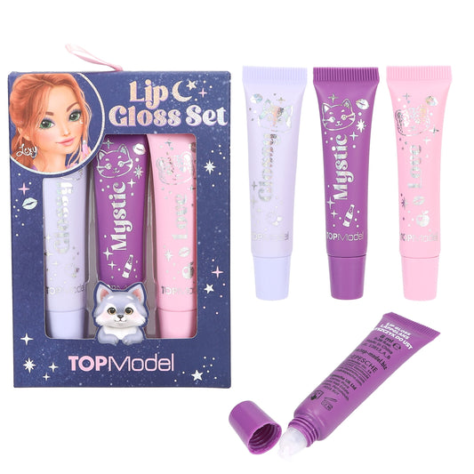 TOPModel Lipgloss 3er Set BEAUTY and ME - Glänzender Lippenpflege-Spaß für junge Beauty-Stars