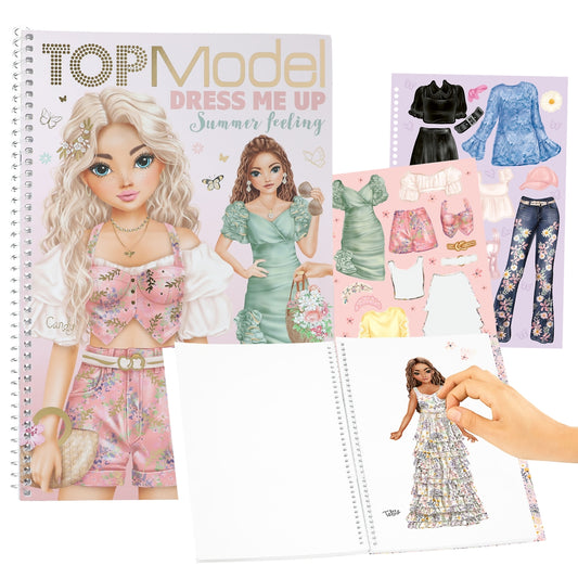 DEPESCHE TOPModel Dress Me Up Stickerbuch SUMMER FEELING