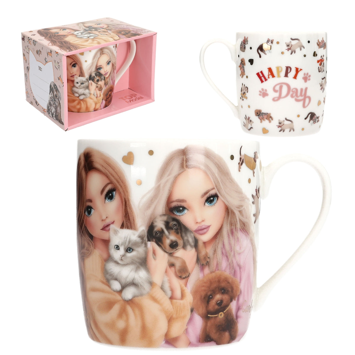 TOPModel Becher FUR EVER FRIENDS - Hunde & Katzen Tasse