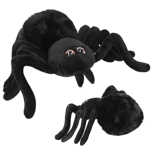 Adventure World Plüsch Spinne 20 cm schwarz