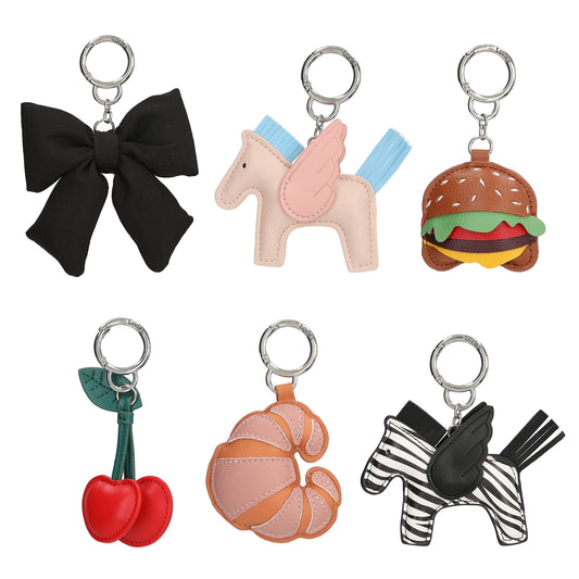 LOVIES Taschenanhänger Hamburger - Stylischer Karabiner-Charm
