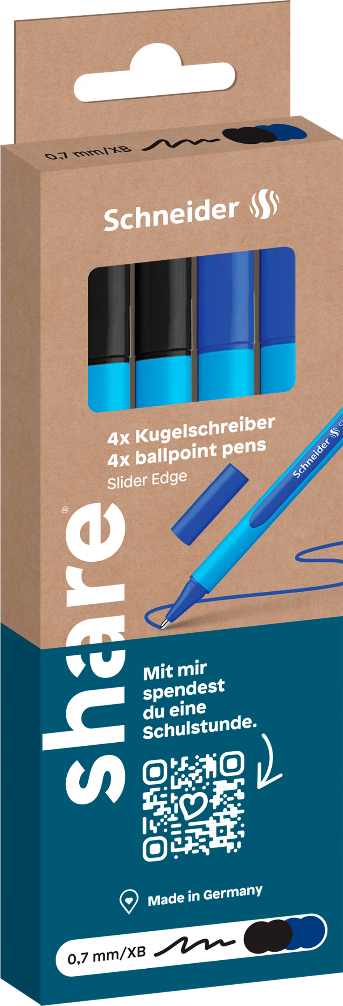 Schneider share Kugelschreiber 4-0044, 0,7 mm, blau