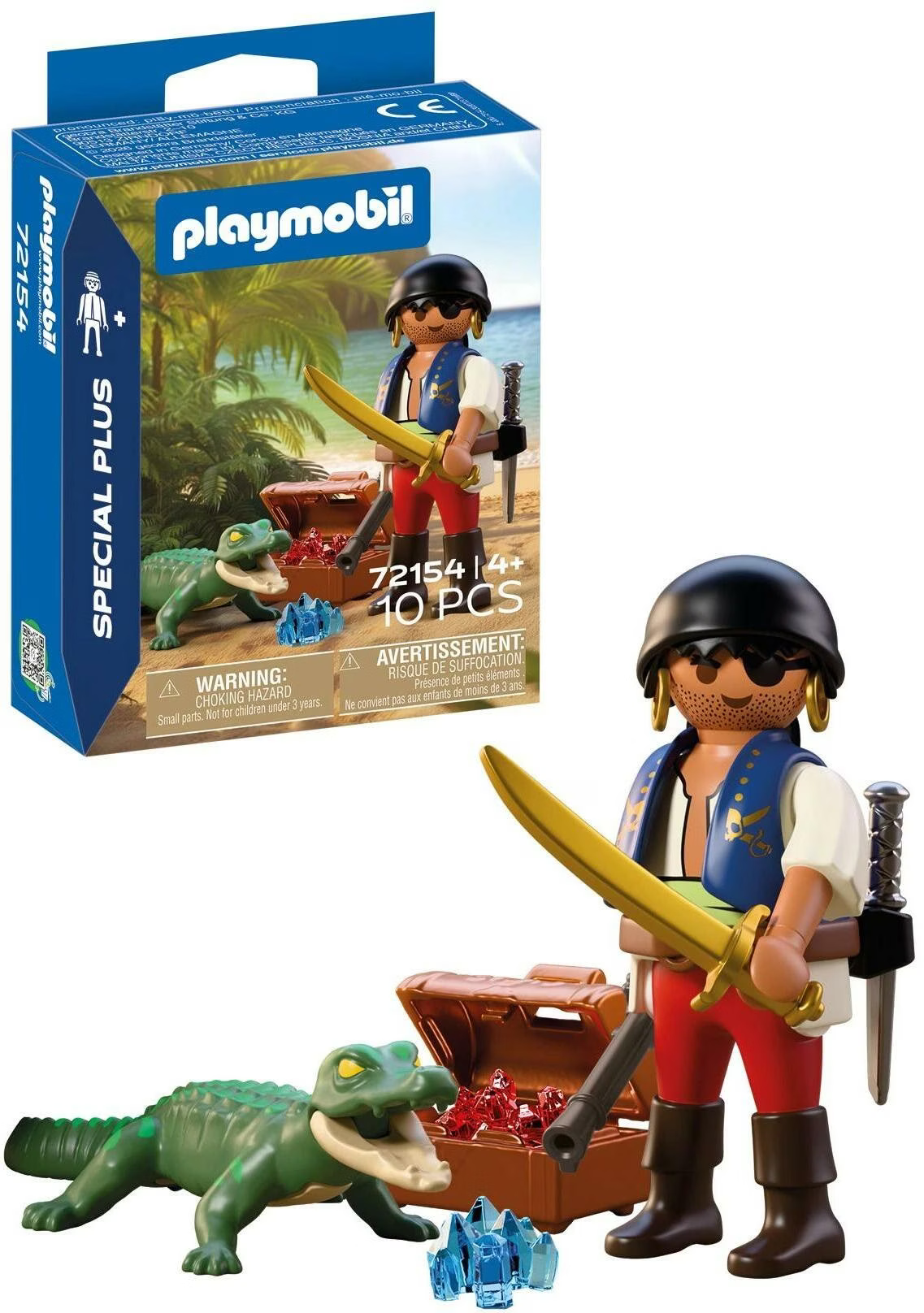 PLAYMOBIL® Pirat gegen Kaiman – Abenteuer-Set