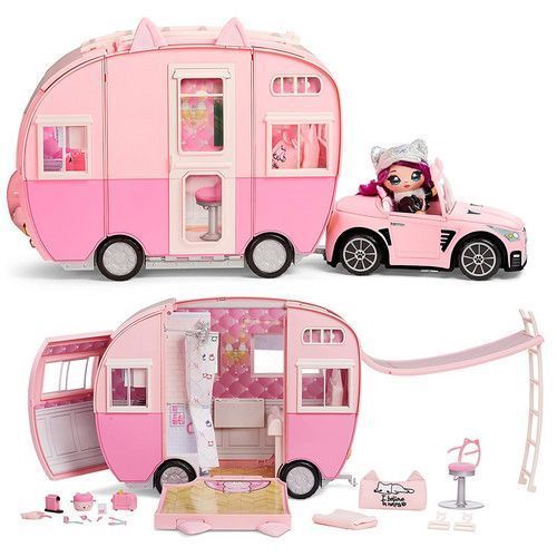 MGA Na!Na!Na! Spielset - Puppen mit Wohnwagen