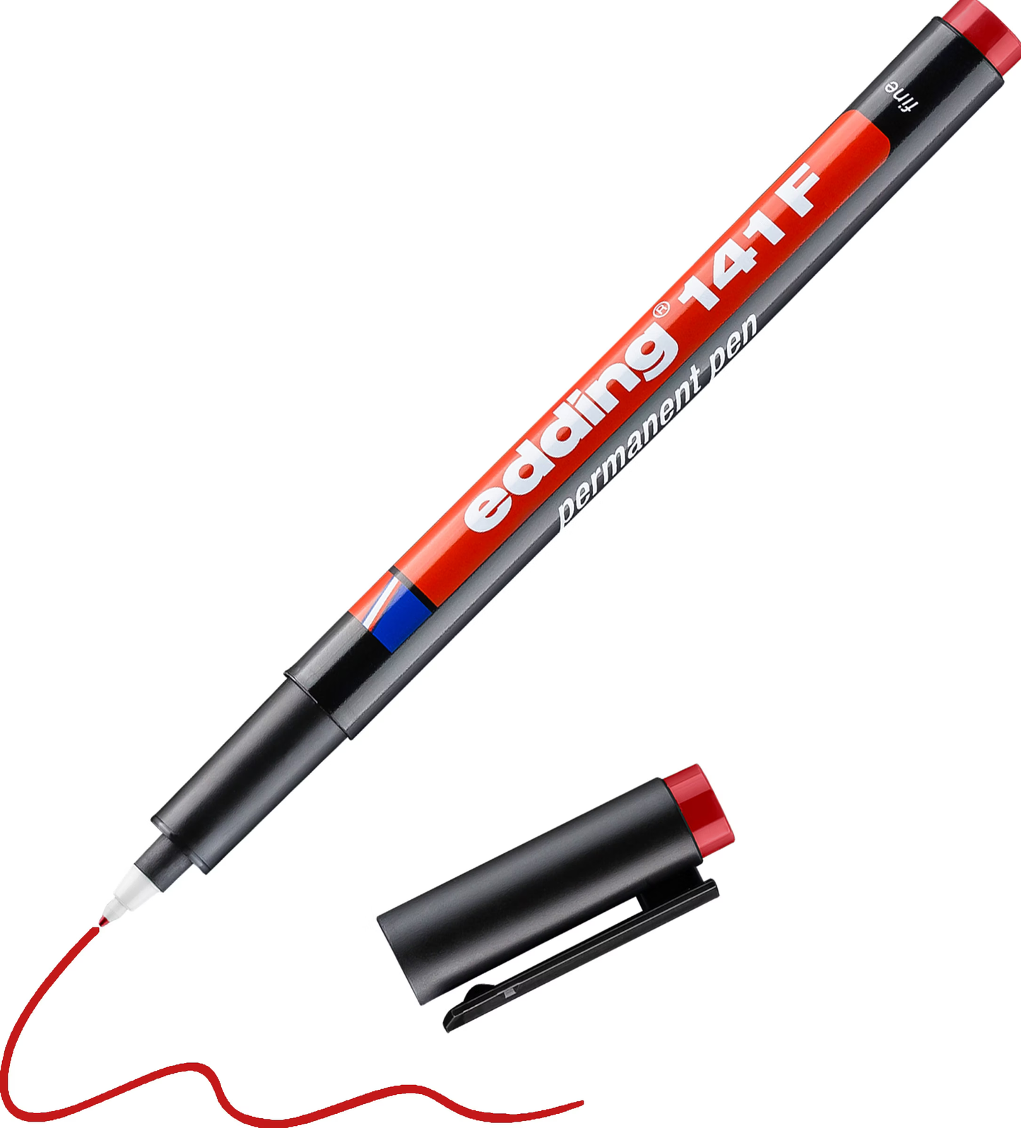 edding 141 F Permanent Pen rot – Fineliner 0,6 mm