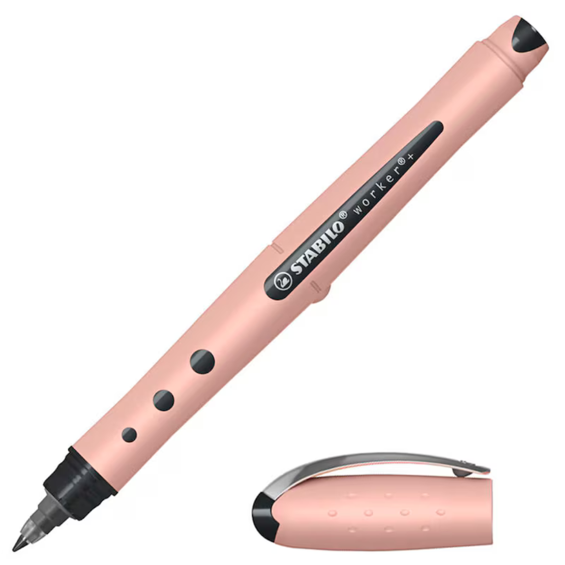 STABILO worker+ NatureCOLORS Wildflower Tintenroller rouge