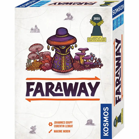 KOSMOS Kartenspiel Faraway - Strategisches Abenteuer-Kartenspiel