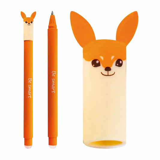 EBERHARD FABER Gelschreiber Animal Erase it! Fuchs orange 0,7mm - Löschbarer Gelstift
