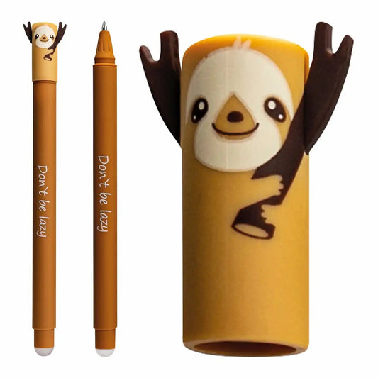 EBERHARD FABER Gelschreiber Animal Erase it! Faultier braun 0,7mm