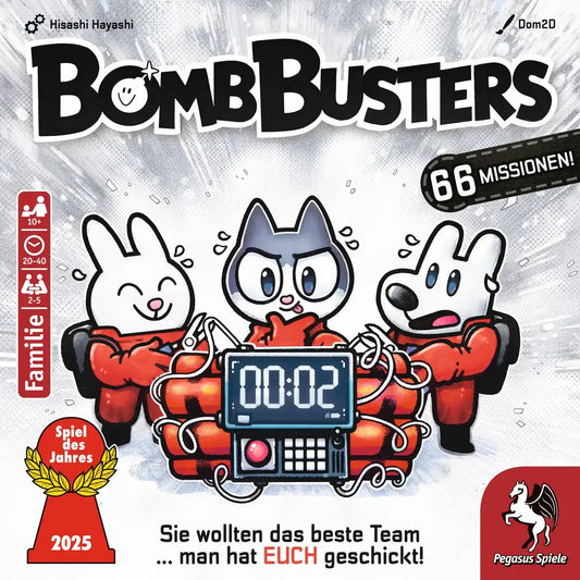 PEGASUS Brettspiel Bomb Busters Spiel des Jahres 2025