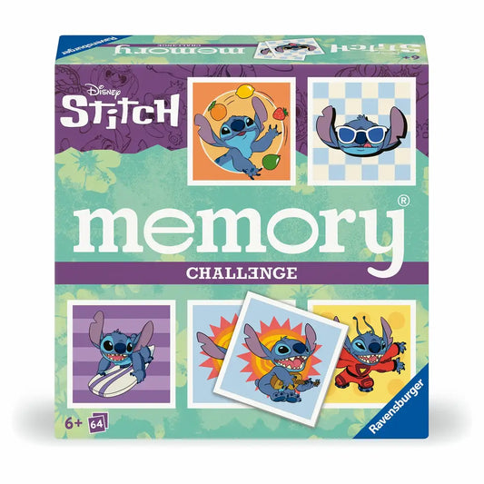 Ravensburger memory® Challenge Disney Stitch - Das ultimative Gedächtnisspiel für Stitch-Fans (64 Teile)