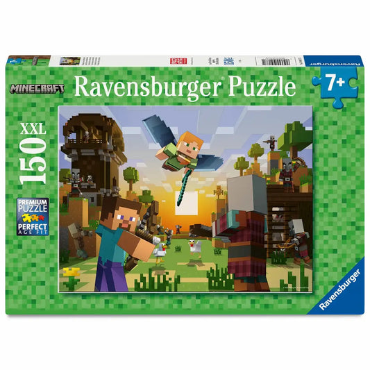 Ravensburger Kinderpuzzle MINECRAFT XXL - 150 Teile Abenteuer für Kinder ab 7 Jahren