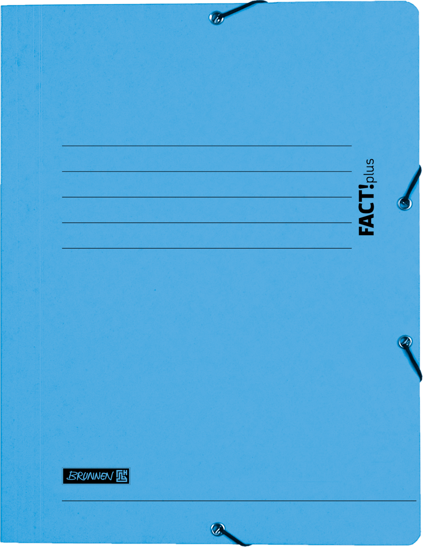 Premium Sammelmappe A4 mit Gummizug - Hellblau