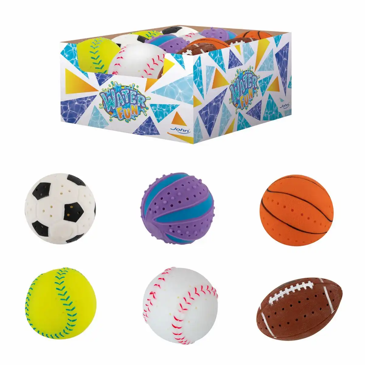 John Wasserspritzer Hydro Fun Ø8 cm – 1 aus 6 zufällig
