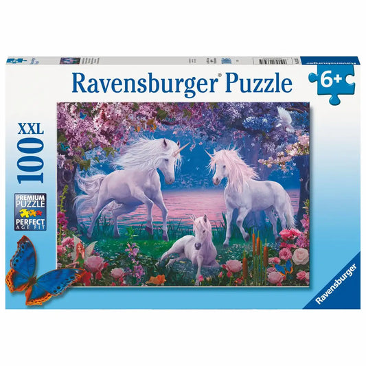 Ravensburger Puzzle Bezaubernde Einhörner - 100 Teile Kinderpuzzle ab 6 Jahren