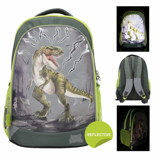 DEPESCHE DINO World Schulrucksack - Reflektierend & Sicher für Schulkinder