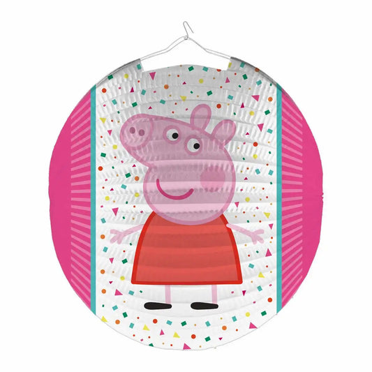 Papier Lampion Peppa Pig rosa Ø25cm