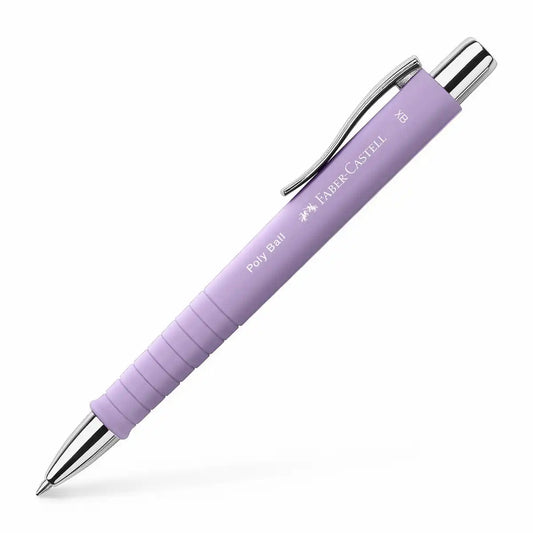 FABER-CASTELL Kugelschreiber Poly Ball View XB sweet lilac