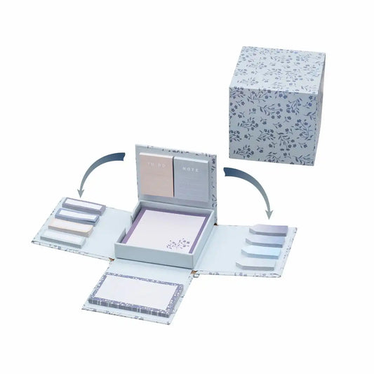 Idena Notizblockset Floral - Kreative Schreibblöcke für Büro und Schule