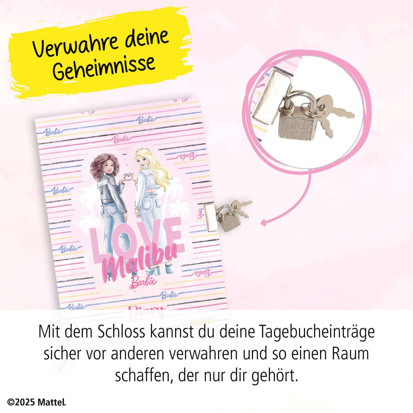 Barbie Tagebuch mit Schloss