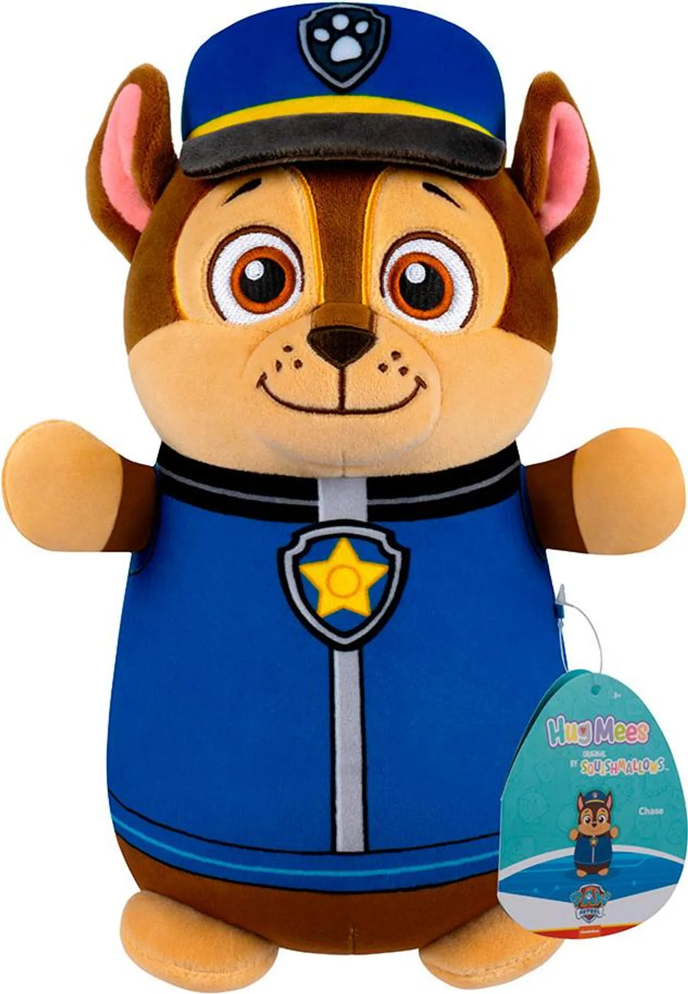 Squishmallows HugMee Paw Patrol Chase Plüschfigur 25cm