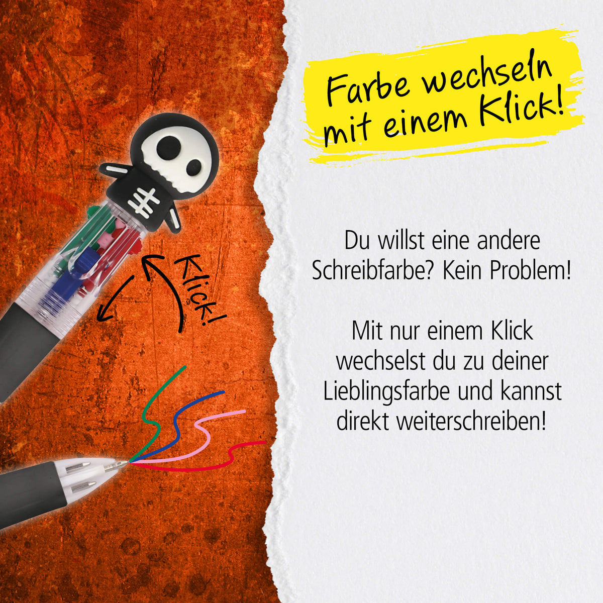 ONLINE Mini 4-Farb-Kugelschreiber – 1 von 3 zufällig