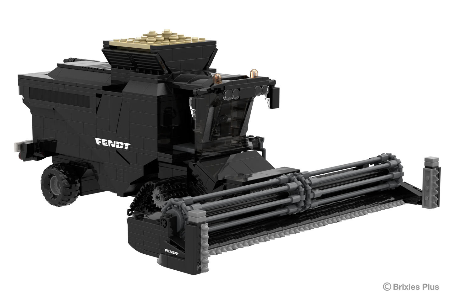 Bausteinsatz Brixies Plus Fendt Ideal Mähdrescher schwarz