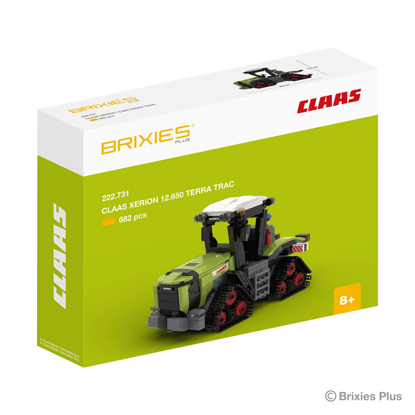 BRIXIES Plus Traktor CLAAS Xerion 12.650 TERRA TRAC (Kette)
