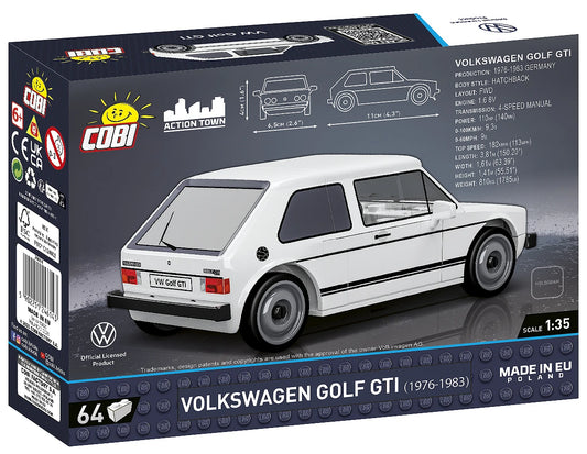 COBI Volkswagen Golf GTI (1976-1983) - Legendärer Hot Hatch Bausatz