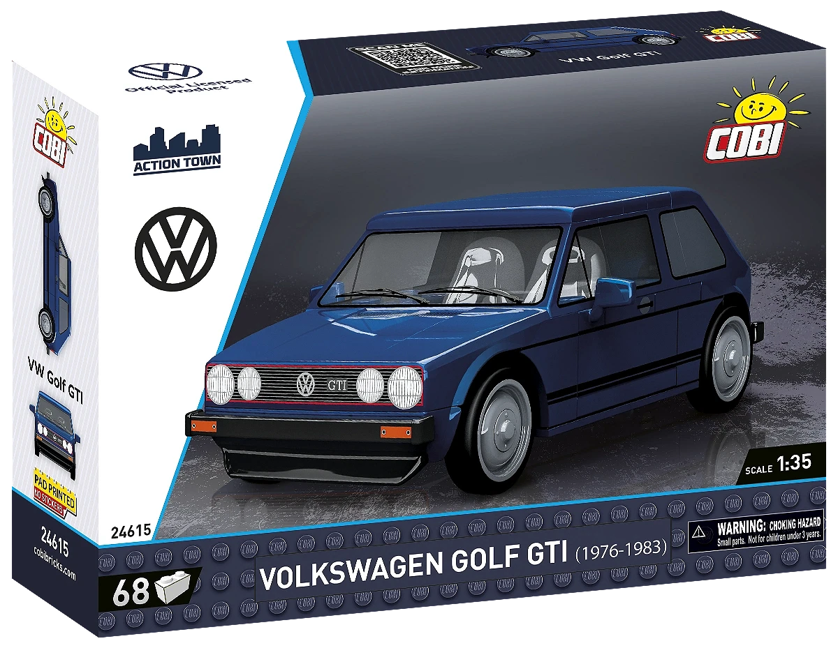 COBI Volkswagen Golf GTI (1976-1983) - Klassiker Bausatz 68 Teile
