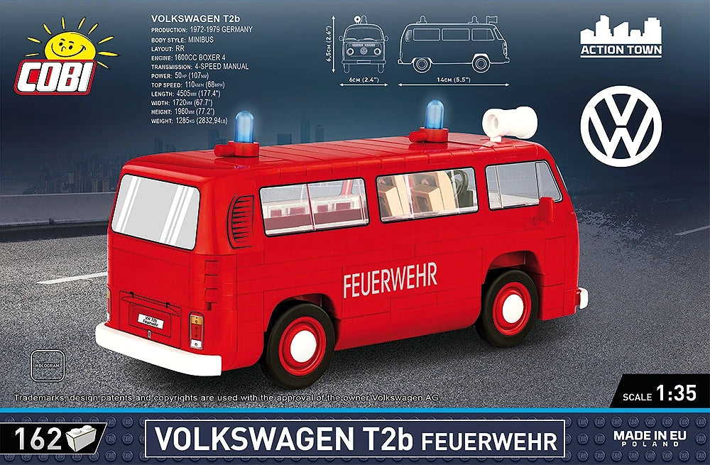 VW T2B Feuerwehr (172 PCS)