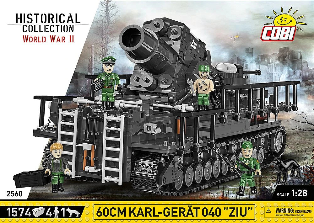 COBI 2560 60 cm Karl-Gerät 040 ZIU - 1574 Teile