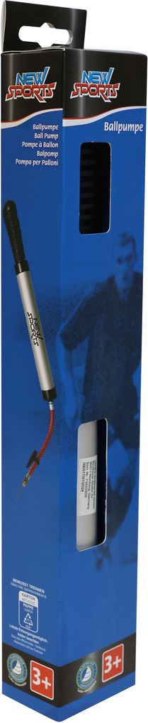 New Sports Fußballpumpe Aluminium 90x360mm