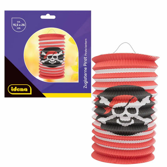 Idena Piraten-Zuglaterne Sankt Martin - 15,5x26cm