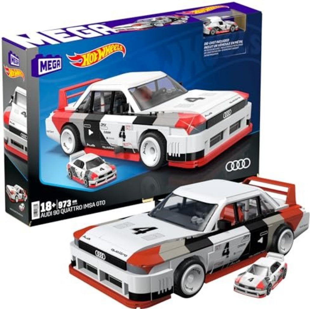 MATTEL® MEGA Construx - Hot Wheels™ Audi™ 90 Quattro IMSA GTO | Set HRY20 - 973 Teile