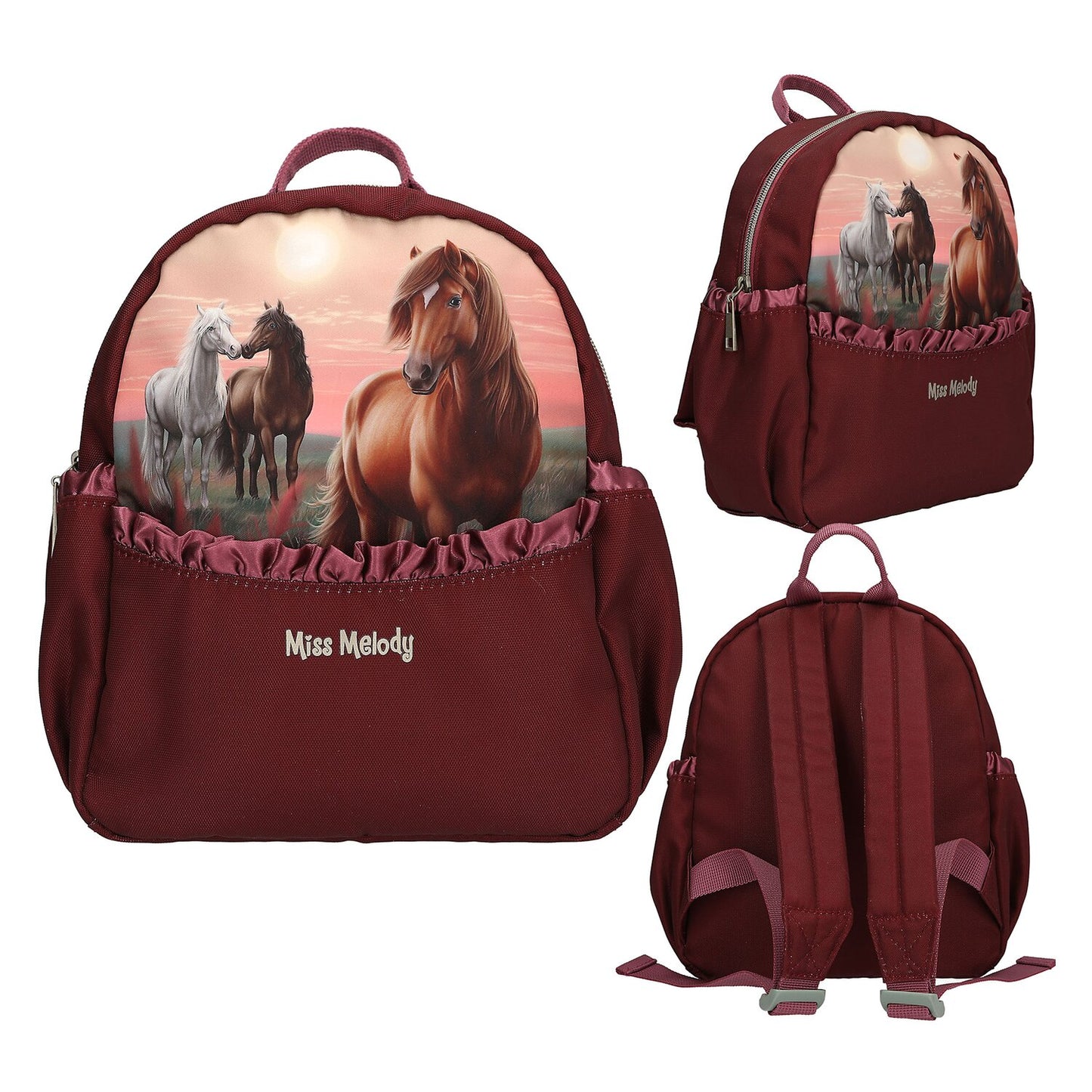Miss Melody Rucksack Dreamland - Pferde Tagesrucksack