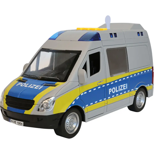 Polizei-Van 1:16 mit Licht & Sound, Friktion, ab 3 Jahren