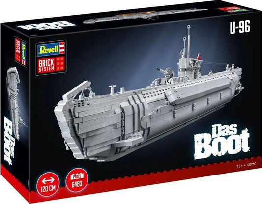 Revell U-96 'Das Boot' - Legendäres U-Boot Modell mit 6400+ Teilen (1:56)
