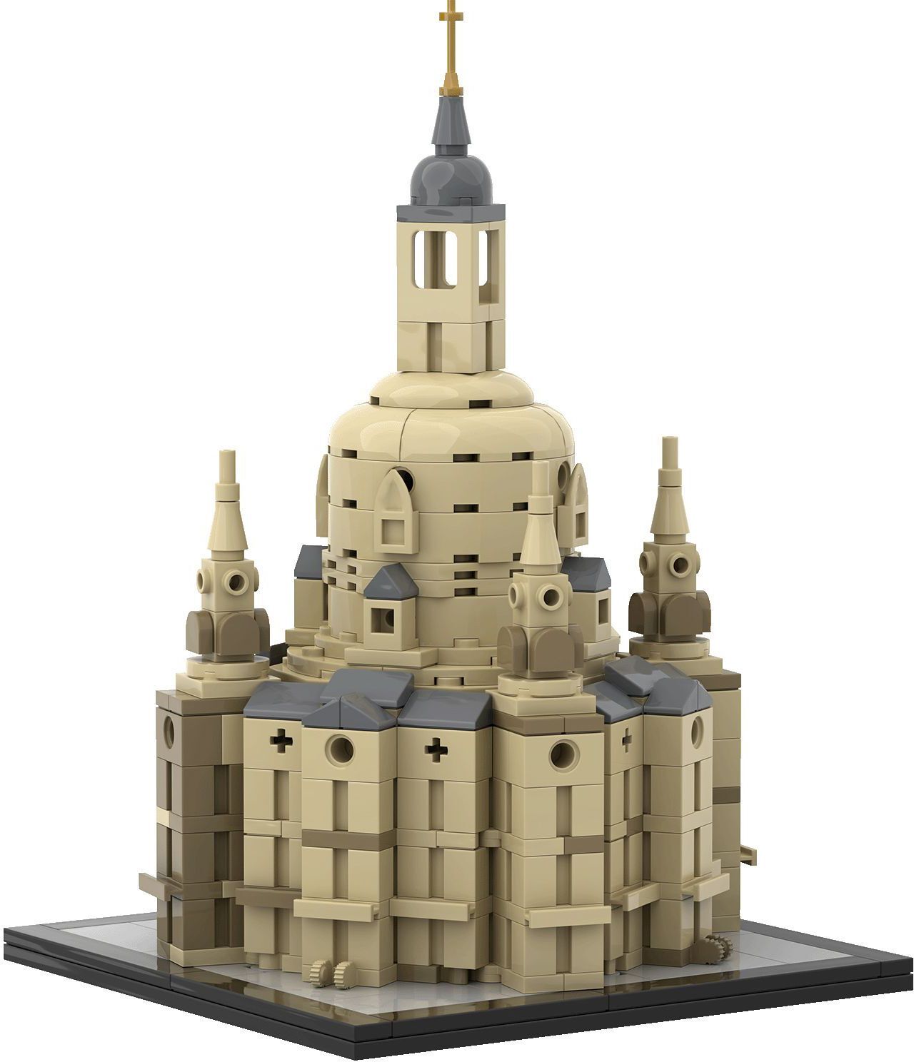 BRIXIES Plus Frauenkirche Dresden – 374 Teile, klein