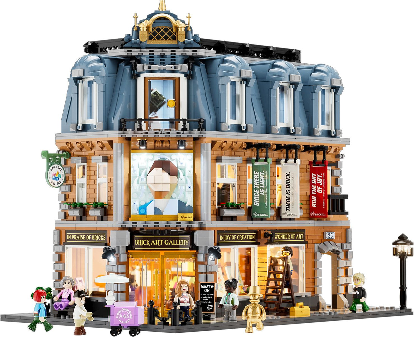 Lumibricks Brick Art Galerie 3400 Teile mit 22 LED
