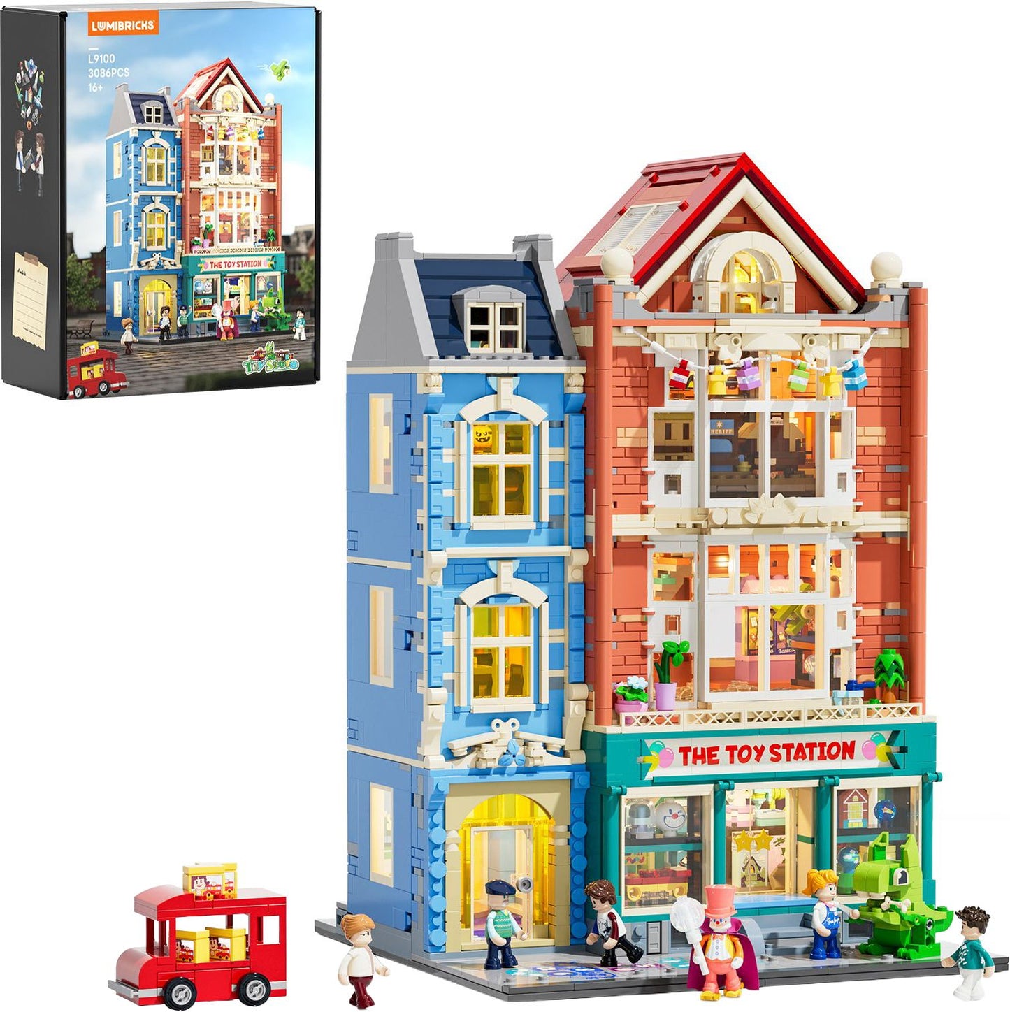 Lumibricks Spielzeugladen 3086 Teile mit LED