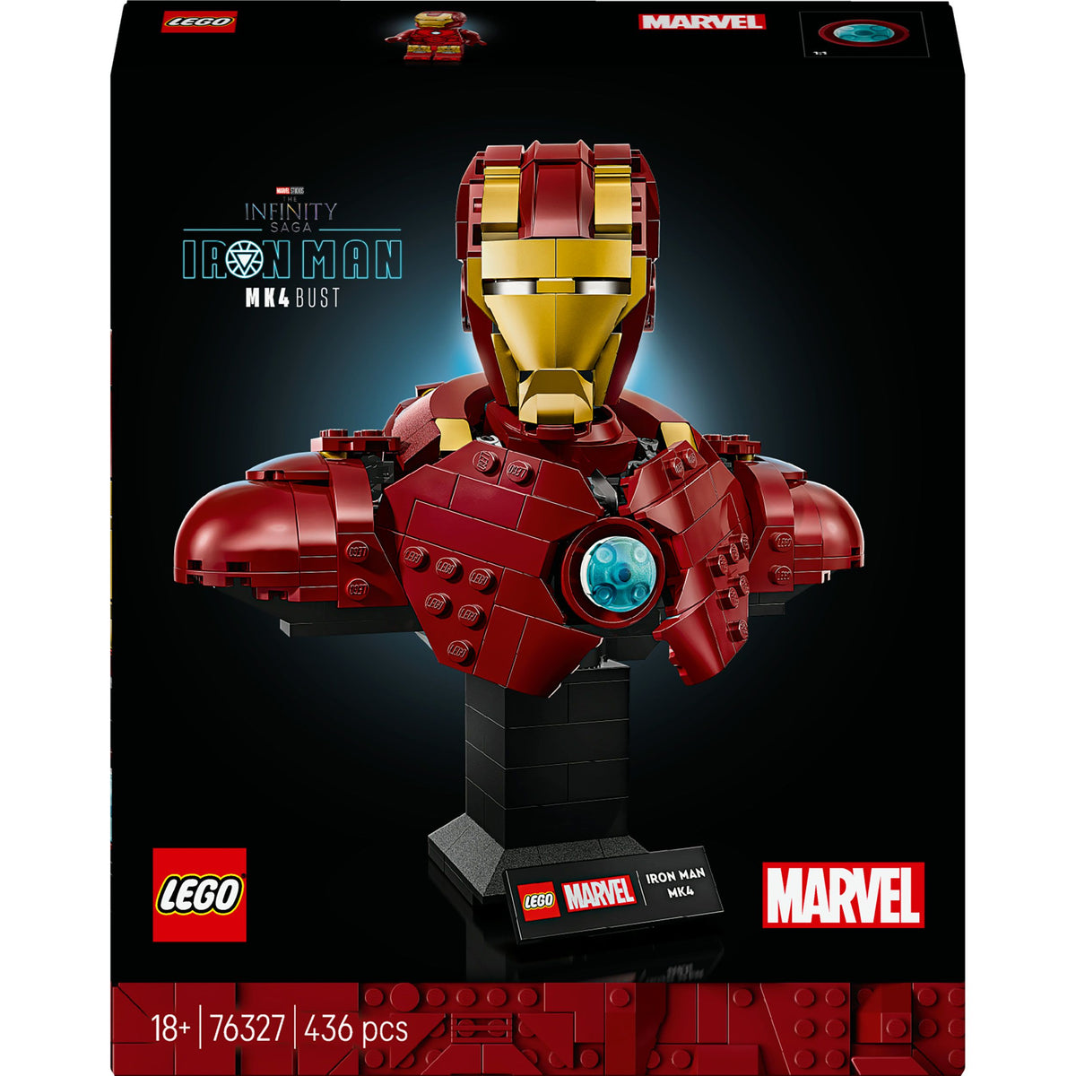 LEGO Marvel Iron Man MK4 Büste 76327, 436 Teile
